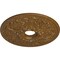 Ekena Millwork Ashley Ceiling Medallion (Canopies up to 4 3/4"), 23 7/8"OD x 4"ID x 2 1/8"P, Smokey Topaz Crackle CM23ASSTC - alternate 2